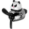 Car Air Fresheners Cartoon Cute Style Pilot Automotive Air Outlet Fan Creative Car Solid Perfume Decoration (Panda.)