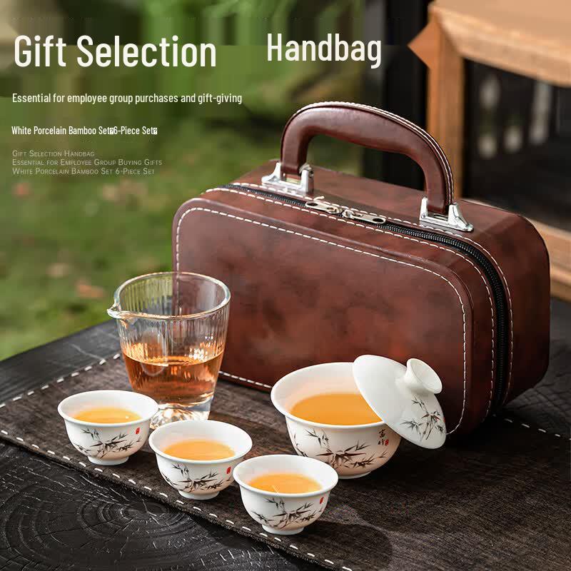 Jiwu Senlin Portable Ceramic Travel Tea Set