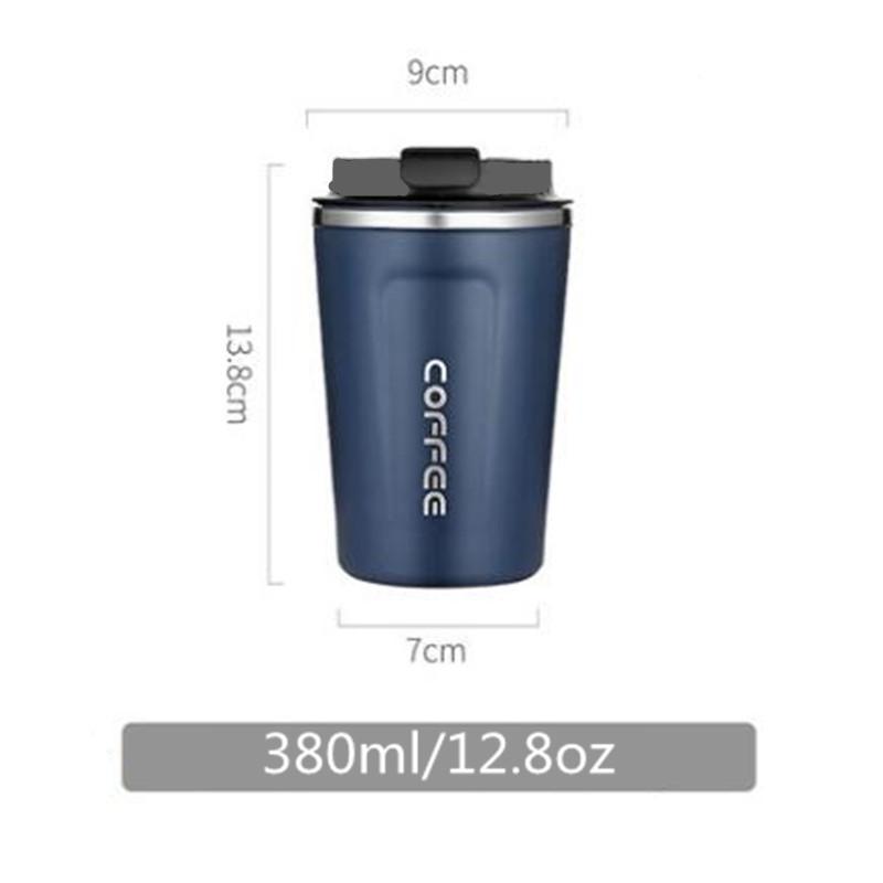 Stainless Steel Coffee Thermos Mug 380/510ml Portable Car Vacuum Flask Travel Insulated Thermal Water Bottle for Cold/Hot