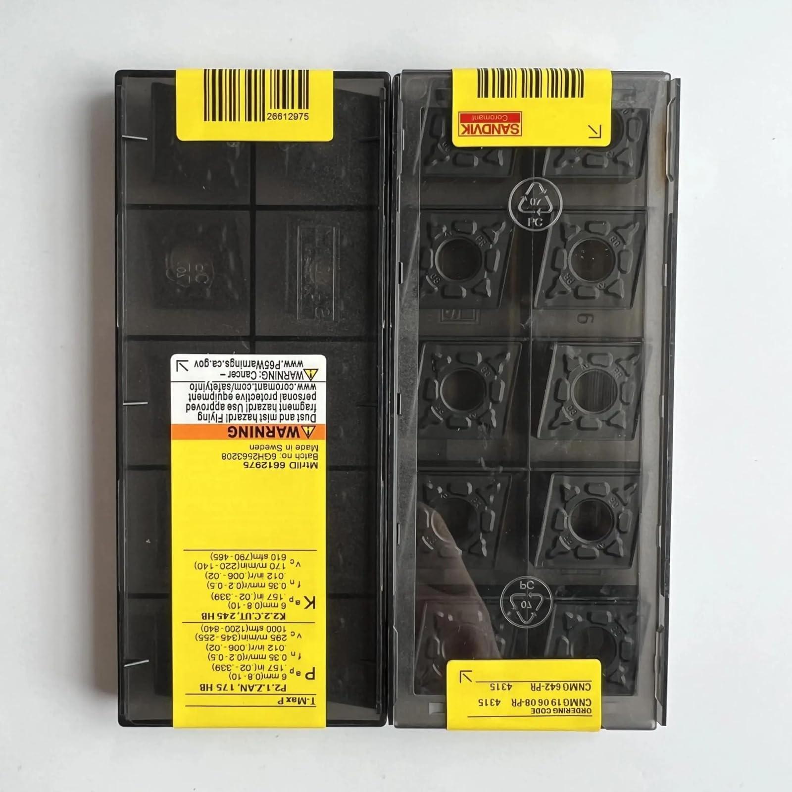 

Original Sandvik / CNMG190608-PR 4315 / CNC lathe carbide blade 10 PCS