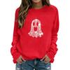 Women's Fashionable and Casual Halloween Print Pullover Hoodie