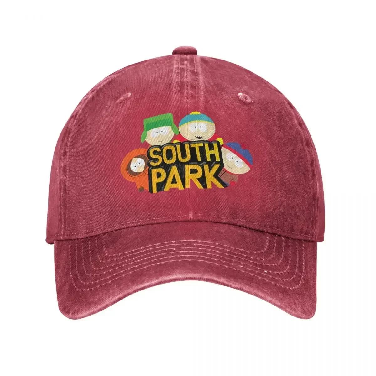 Parked Men Women Souths Logo Hat Vintage Distressed Washed Baseball Cap Adjustable Adjustable