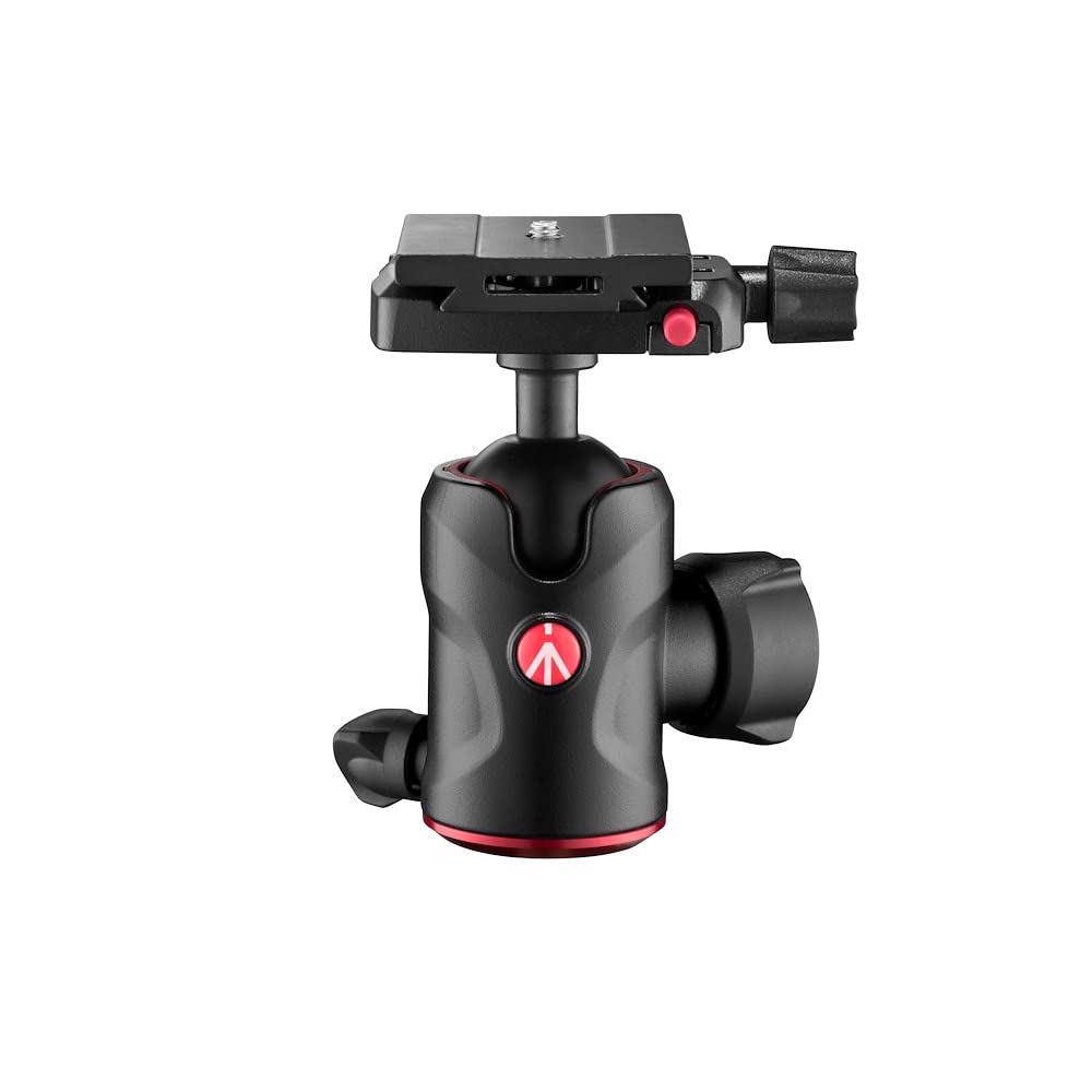 Manfrotto MH496 Aluminum Ball Head with Q6 Center Ball Maximum Payload Capacity Head, 10kg, Arca-Swiss Compatible, MH496-Q6