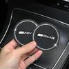 RAT2 Car Non-slip Water Cup Pad Diamond Rhinestone Bling Decoration For Mercedes Benz AMG GLC GLE GLB W205 W203 W211 W212 W213