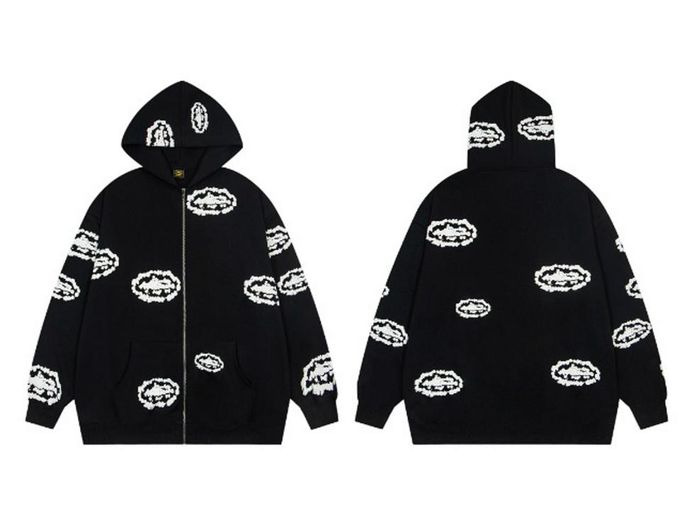 Chaqueta de Invierno Acolchada de Plumas Corteiz Alcatraz con LOGOTIPO Bordado