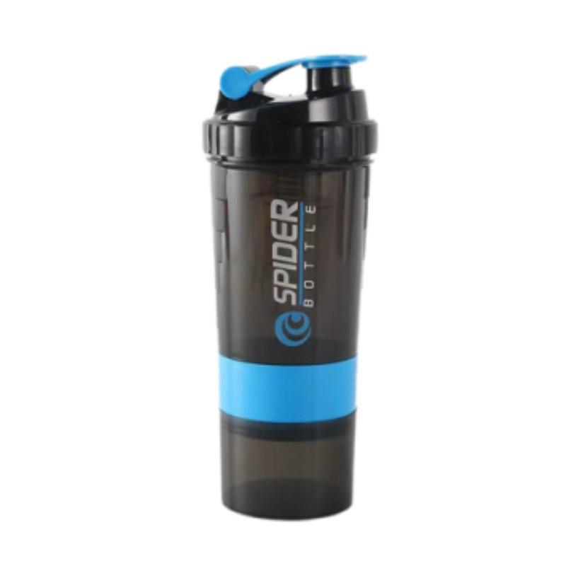 Zihong Spider Cup Für Fitness-Sportarten Shaken Sie Ihr Protein mit dreilagiger Pulverbox und aufgedrucktem Logo