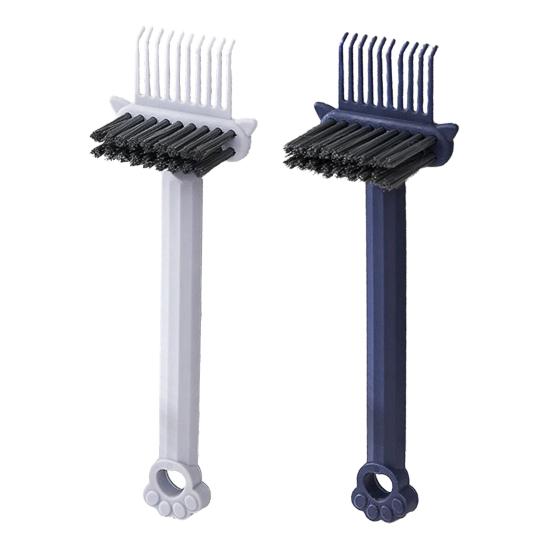 1/2/3/4Pcs Hair Brush Cleaner with Cat Paw Handle Double-sided Airbag Tool Portable Home Massage Comb Cleaning