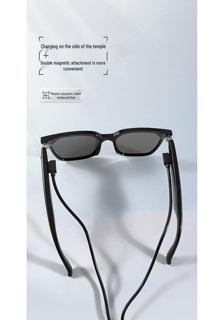 Cross-border Smart Bluetooth Sunglasses: Music, Calls, Navigation, UV Protection, Polarized Lenses, Comfortable Fit.