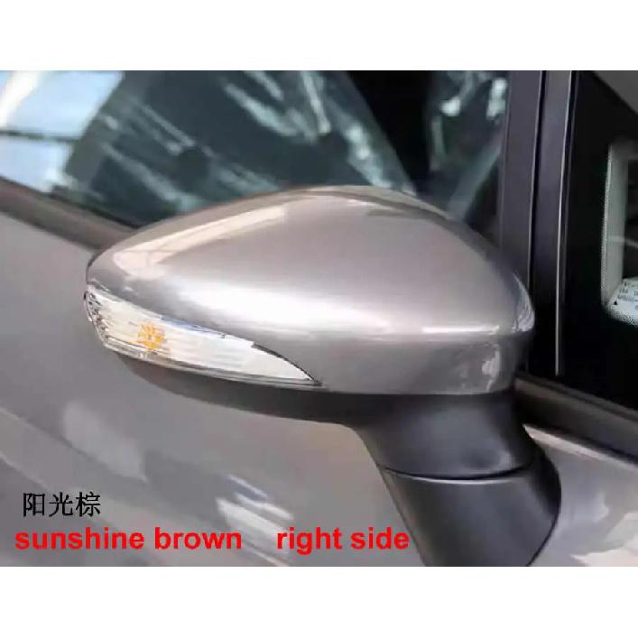 Ford Fiesta 2009 2010 2011 2012 2013 2014 2015 2016 için Geri Vites Aynası Kapağı Kabuğu Dikiz Aynaları Arka Kapak Boyalı Renk