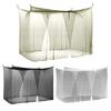 2 Pcs Mosquito Net for Bed Patio 4 Corner Mesh Canopy Large Mosquito Net with 2 Side Openings Hooks for Camping Dormitory Home Outdoor