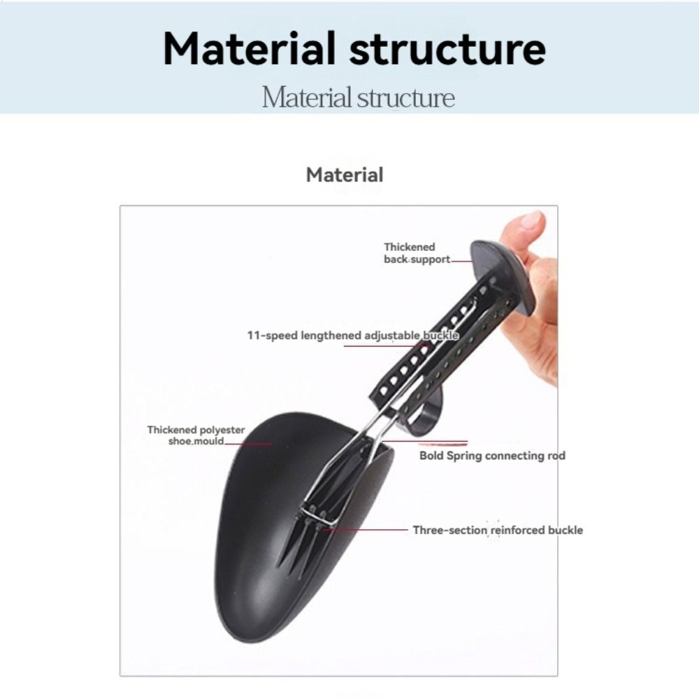 1 Pair Plastic Shoe Stretcher Durable Leather Boots Expander Holder Tree Shaper Rack  For Men Women