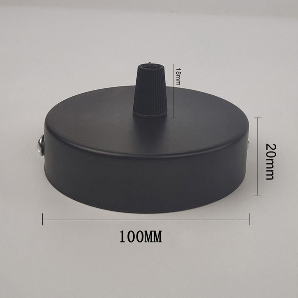 Metal LED Lamp Holder Socket Adapter Round Light Base Hanging Light Parts Converter Ceiling Light Holder