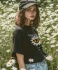 ONEHUNDREDPERCENT FOR WOMAN Ohpxharmonia Daisy With Glasses Semi-Oversized Short Sleeve T-Shirt