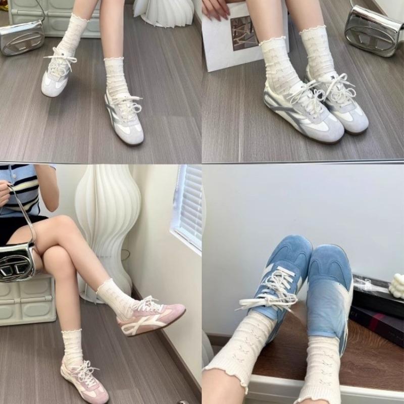 Leather version~ inner height increase 4cm retro new versatile sports and leisure board shoes for women