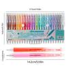 24 Colors Click Erasable Gel Pens - Quick-Dry Smooth Writing Pens for Students, Drawing, Marking, Office & School Supplies