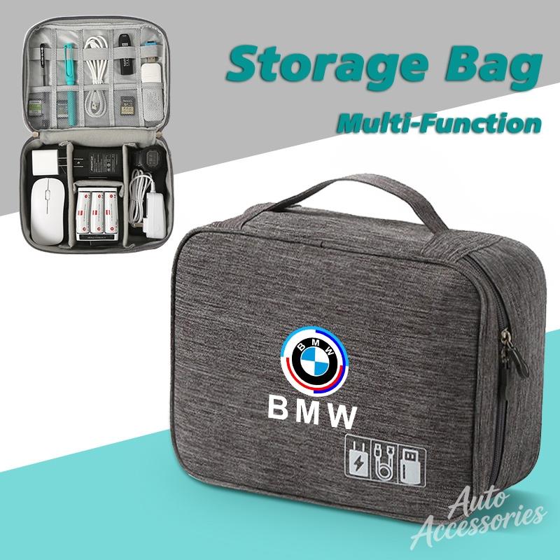 Car Separate Storage Bag Business Trip Multi-function Storage Travel Bag For BMW 50th Anniversary 3 5 Series E83 F16 E70 Sticker