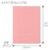 Plus PP Flat Thick 10 File, A4, Binding, Pink, Books, NO.121PW 98-348×10
