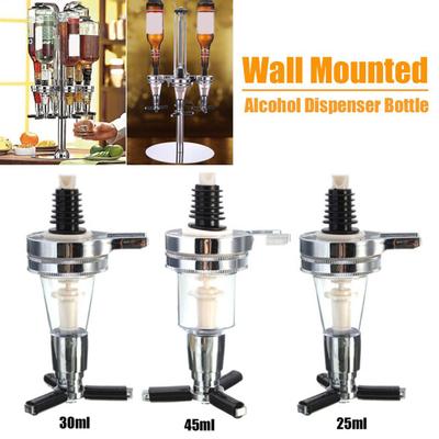 25/30/45 ml Wand-Alkohol-Saft montierter Wein-Bier-Zuhause-Spender, Bar-Ausgießer