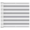 Balcony Privacy Screen Light Grey and White 90 X 200 Cm