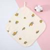 4-Layer Cotton Gauze Baby Towel - Soft, Class A, Small Square for Children and Kindergarten Use