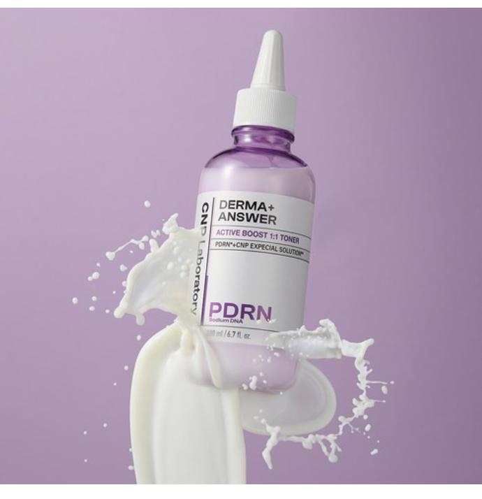 CNP Derma Answer Active Boost Tonikum (PDRN) 200 ml – Péče pro rozjasnění a hydrataci pleti