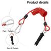 Flexible Coiled Cable for Caravan RV Breakaway Pin Electric Brake System