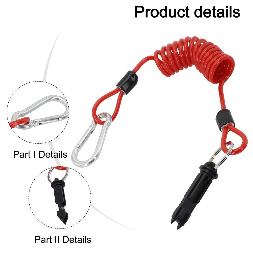 Flexible Coiled Cable for Caravan RV Breakaway Pin Electric Brake System