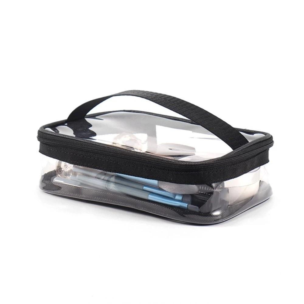 Travel Makeup Organizer Female Zipper Storage Bag Bath Storage Makeup Case Transparent Cosmetic Bag