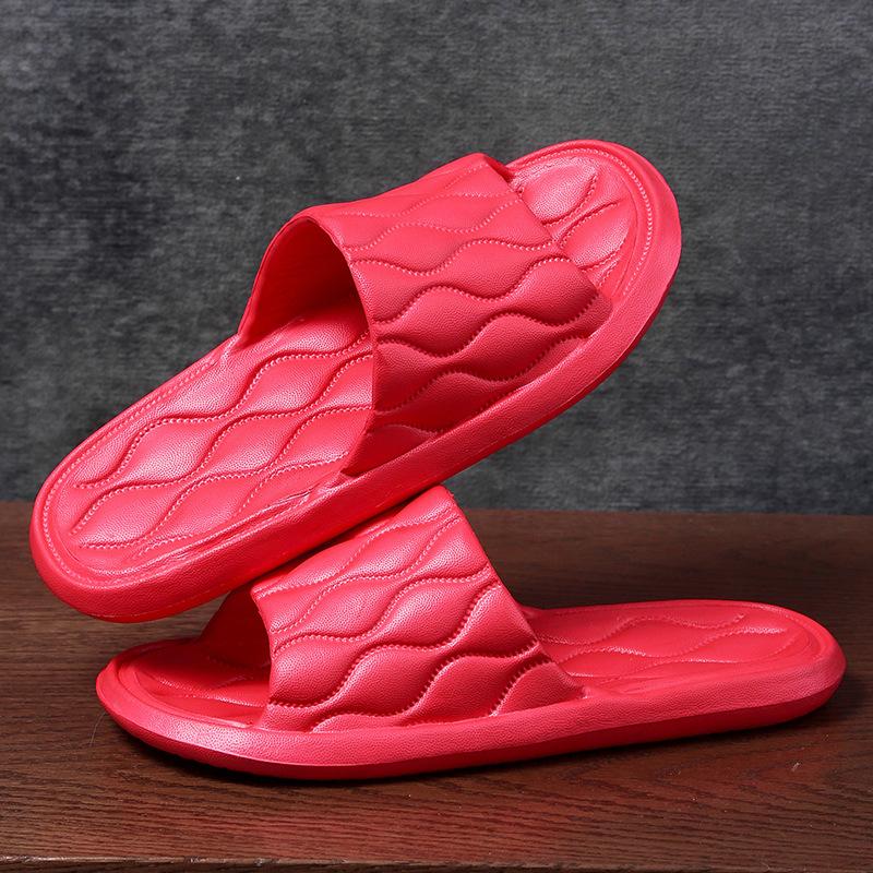 Dámské protiskluzové masážní domácí pantofle jednoduché koupelnové hotelové chladivé pantofle pro páry