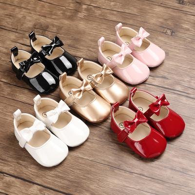 Zapatos de primavera y otoño para bebés de 0 a 1 año, zapatos de bebé transpirables de fondo suave, zapatos de princesa que combinan con todo
