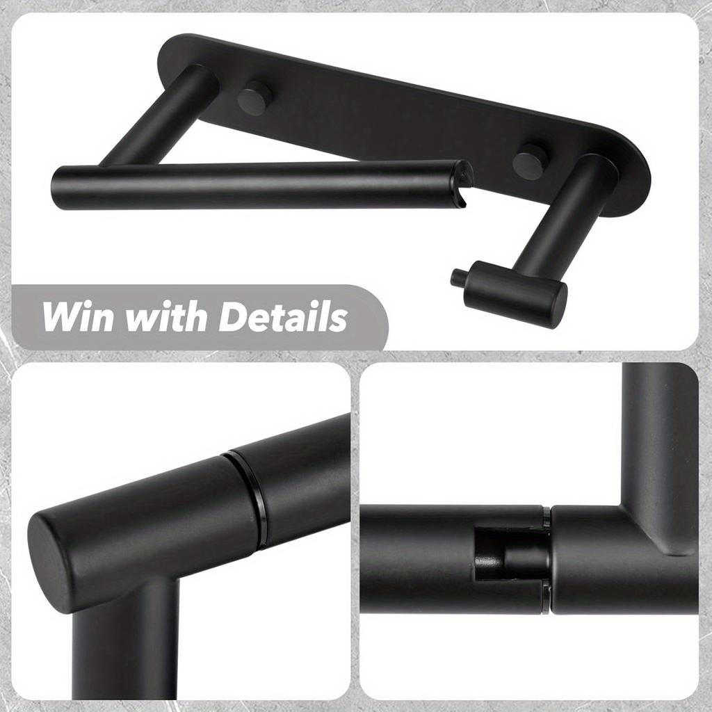Toilet Paper Holder Wall Mount Bathroom Tissue Roll Holder Stainless Steel Toilet Paper Dispenser Home Use