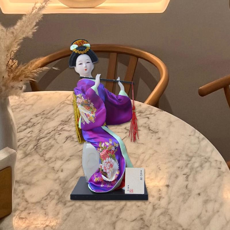 12Inch Handmade Kimono Dolls Ornamentation Ideal For Japanese Cuisines Restaurants And Home Room Authentics Decors