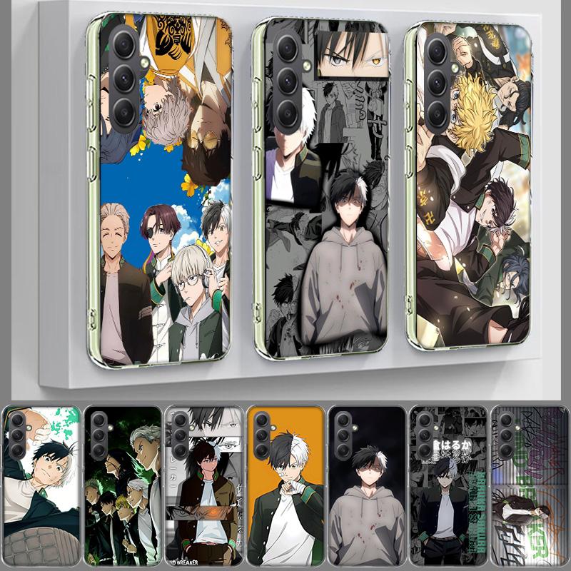 Anime Wind Breaker Sakura Phone Case for Samsung A17 A37 A57 A07 A16 A26 A36 A56 A06 A02S A12 A22 A32 A52S A04S A14 A24 A34 A54