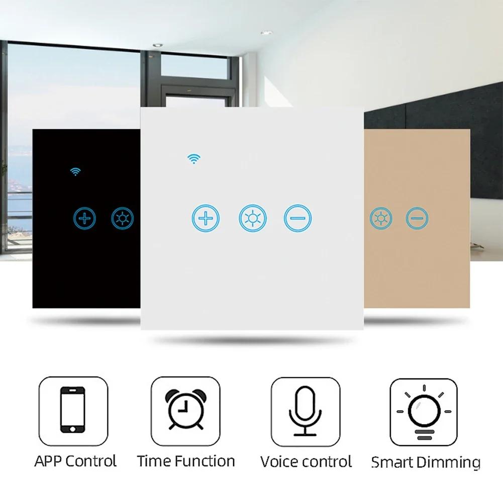 Ambient Lighting Smart Dimmer Switch Remote Control Switch Voice Control Compatibility Wireless Connectivity 150W Maximum Load