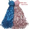 Handmade 40cm Fringe Lace for DIY Clothing and Costumes - Matte Finish for Cheerleading and Dance Accessories