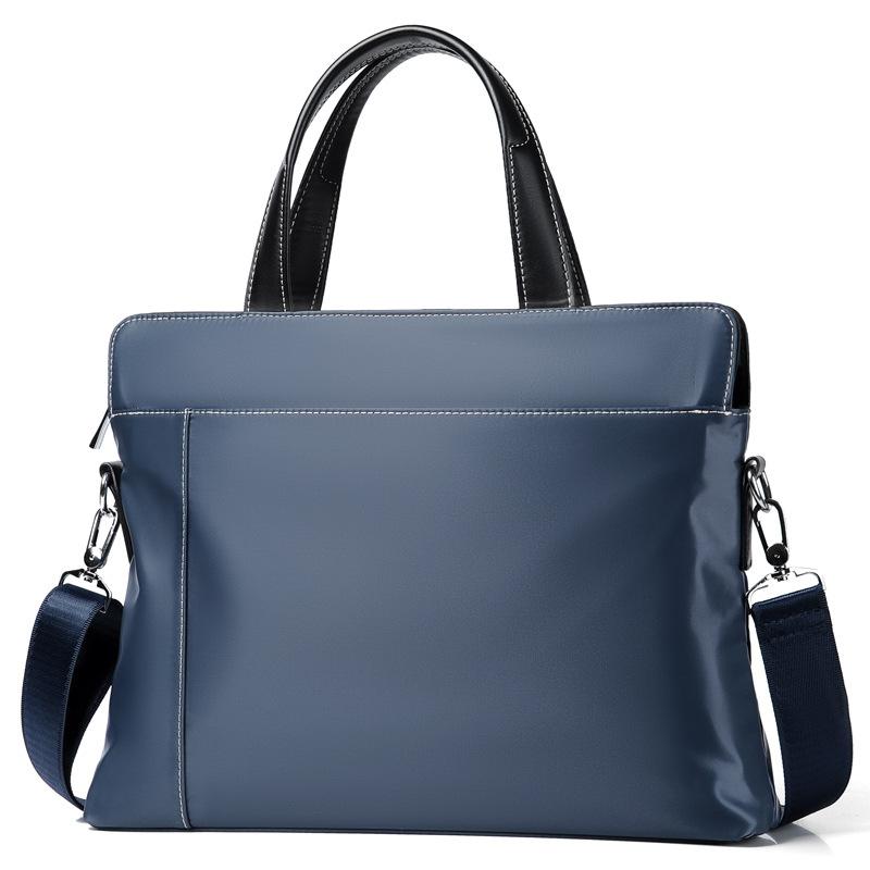 

TS JYL laptop bag,Men Handbag Waterproof Oxford Shoulder Crossbody Business Briefcase Bag 14 inches синій