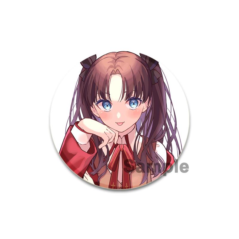 Anime Game Nu: Fate/Grand Order Brooch Pin Cartoon Figure Fujimaru Ritsuka Altria Caster Badge Button Pin Souvenir Toy Fans Gift