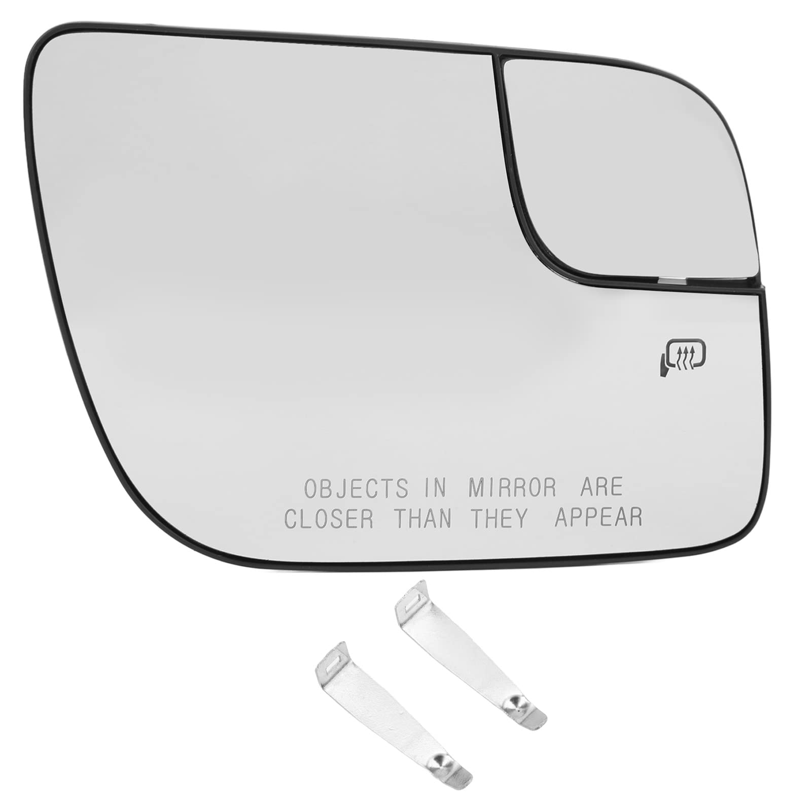 

Car Side Mirror Heated Glass, KIMISS Clear Vision Driver Side Heated Mirror Glass, Exterior default