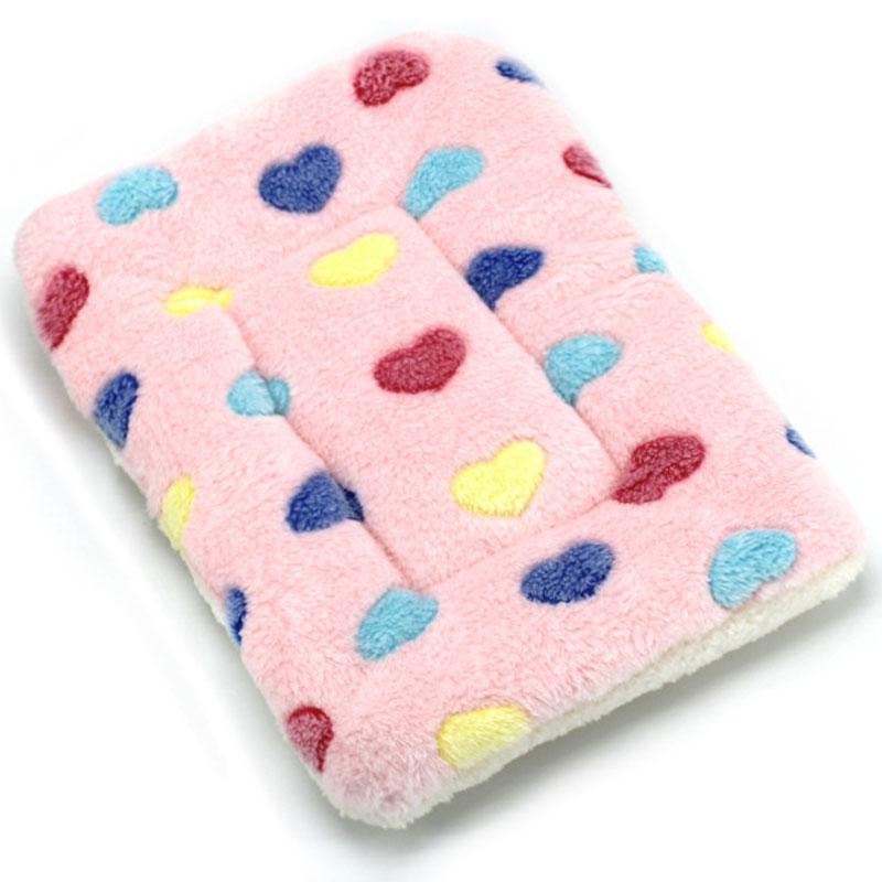 Soft Plush Cat Bed Mats Warm Pet Sleeping Pad for Cats Small Dogs Cute Kitten Cushion Blanket Cat Accessories