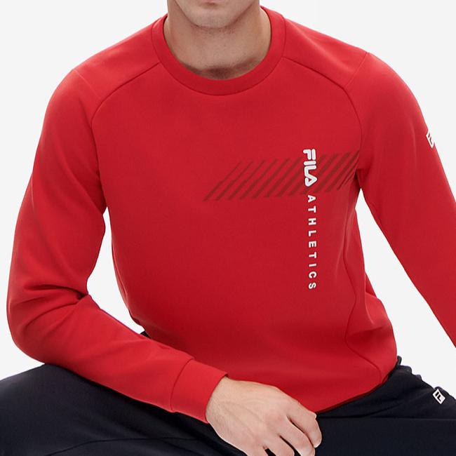 New FILA Athletics Sweatshirts Men's RD Red A11M211210F-RD
