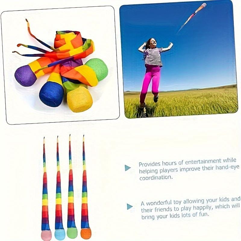 Rainbow Wind Ball Sensory Training Toy Outdoor Throw Catch Game Toy