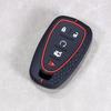 Soft Silicone Key Cover Case Fits For Chevy Traverse Cruze Chevrolet Equinox Malibu 5 Button Silverado Car Smart Key