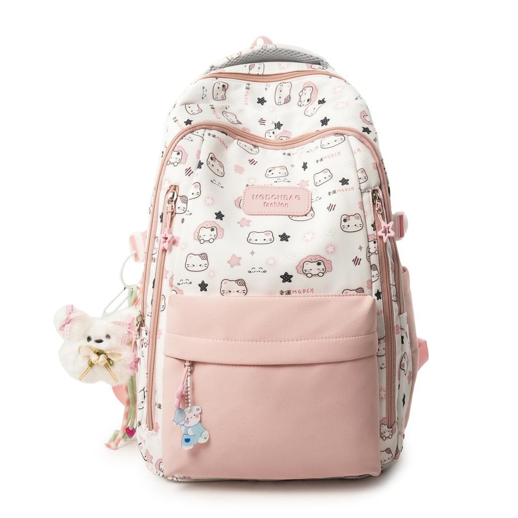 Schoolbag1011 new ins wind small fresh schoolbag junior high school girls high school students backpack light travel backpack