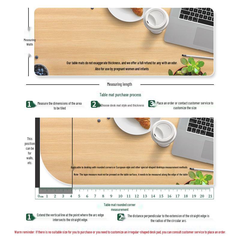 Transparent PVC Table Mat: Oil-Proof, Waterproof, and Dirt-Resistant Dining Table Protector