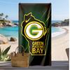 Green Bay Packers Print Beach Towel Soft Portable Quick?dry Towel For Pool Summer Vacation Outdoor Sport