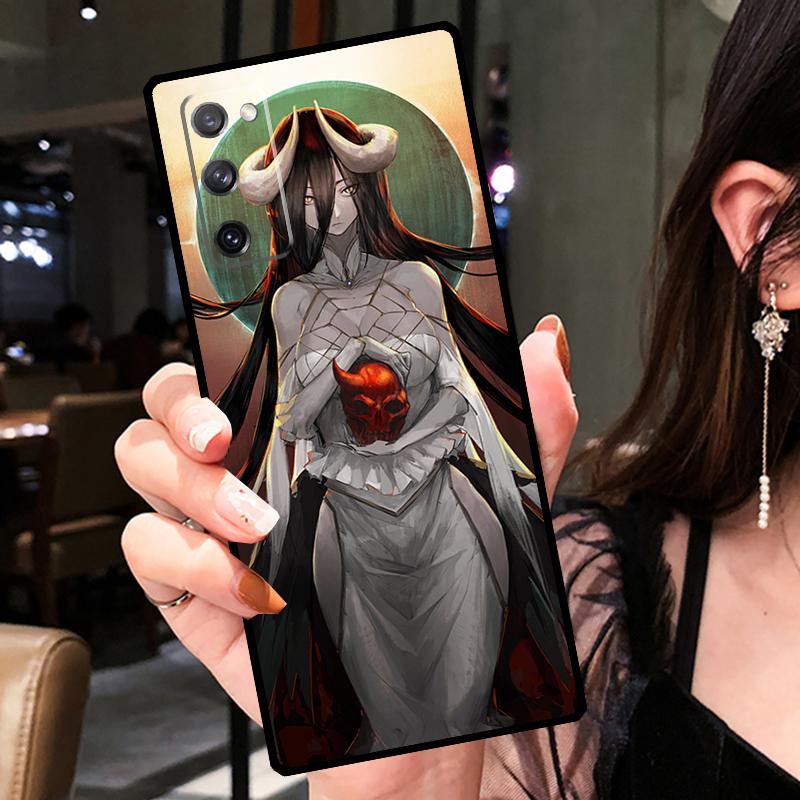 

Чехол Albedo Overlord с аниме для Samsung Galaxy S20 FE S9 S10 Plus Note 10 Note 20 S21 S22 Ultra, задняя крышка для телефона Note 20 Ultra