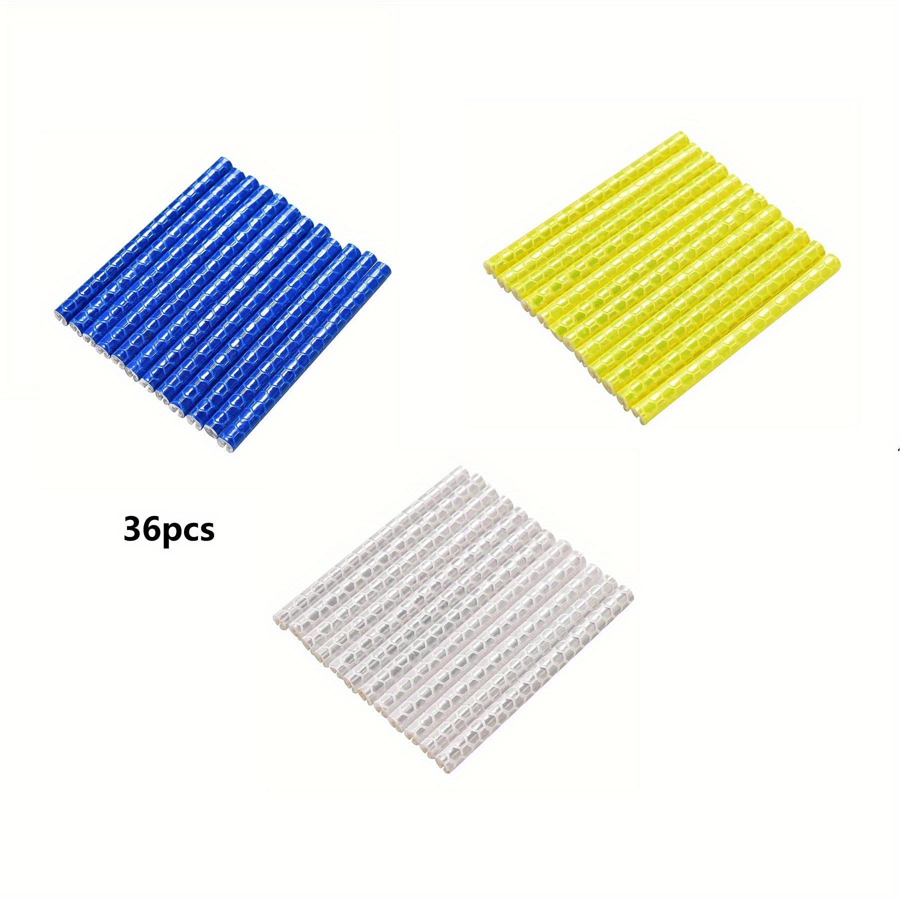 24/36 шт. светоотражателей на спицы велосипеда, обзор на 360° для ночной езды, светоотражатели «кошачий глаз», водонепроницаемые аксессуары для велосипедистов