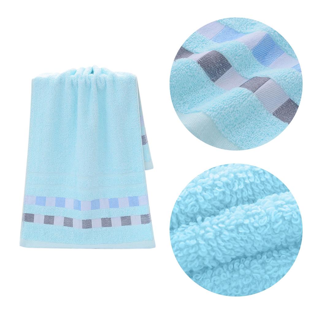 1 Pc Absorbent Bath Towel Soft Face Towel for Home Striped Pattern Towel Set Soft Hand Towel Bath Towel Quick Drying Towels