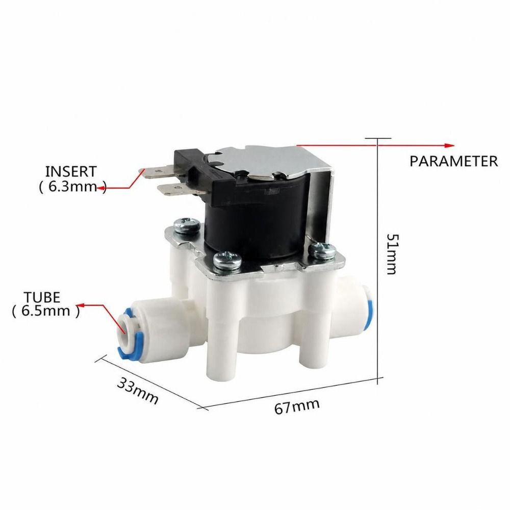 DC 24V Electromagnetic Valve Fast Response RO Solenoid Valve Water Purifier Valve Water Filters