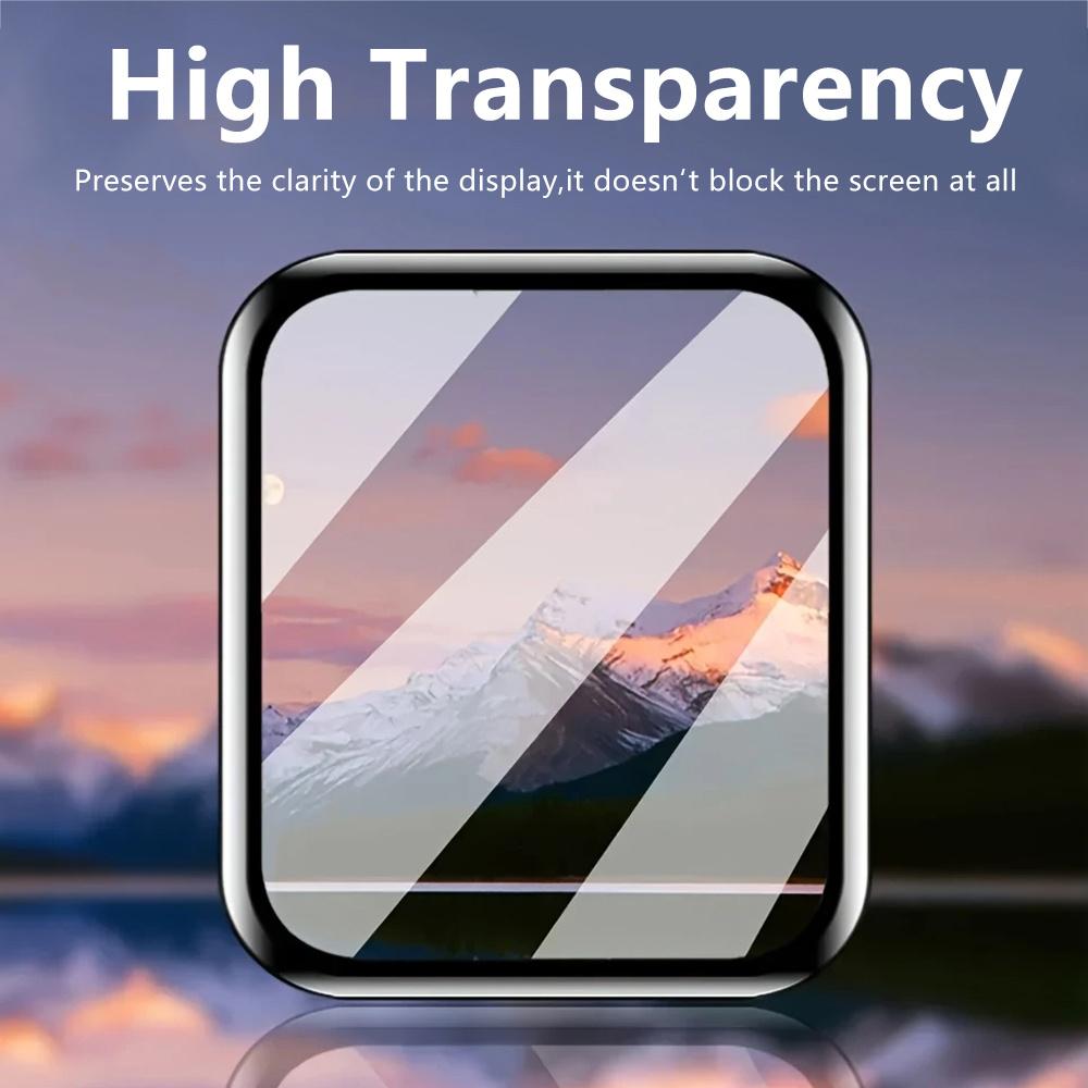 6pcs Curved Watch Film For Huawei Watch Fit4 Fit4 Pro SmartWatch Screen Protector